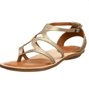 Gentle Souls Gold Sandals